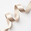 Stone Satin Ribbon 1"