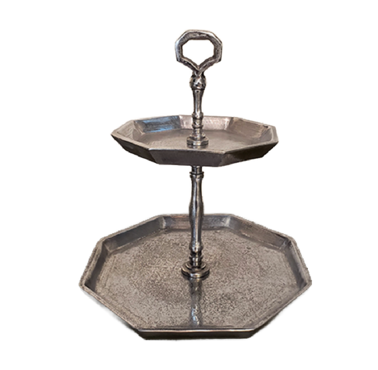 2-Tier Silver Holder