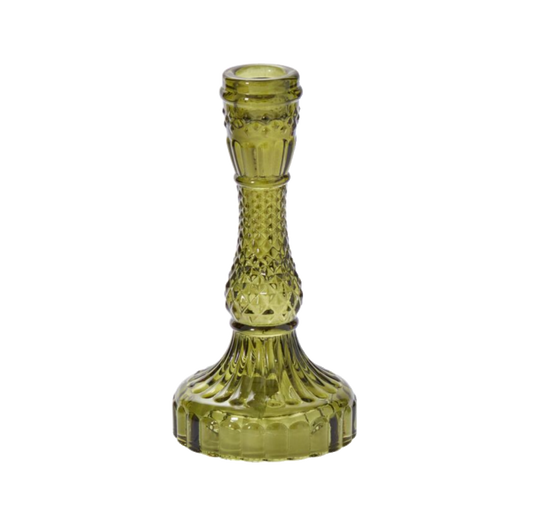 Lrg Green Candlestick