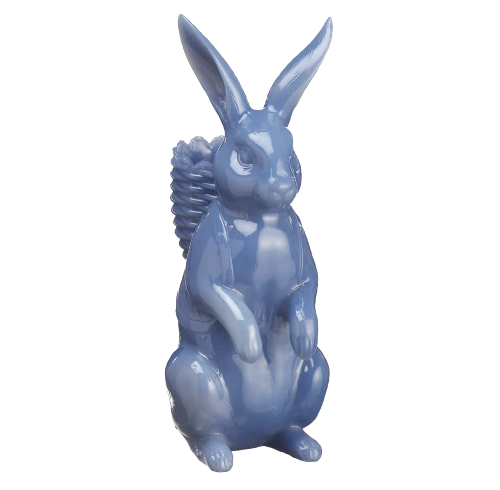 Blue Bunny Carrying Basket