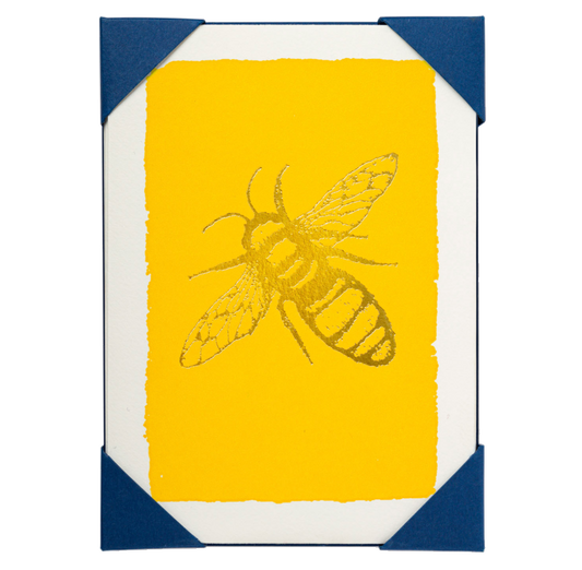 Gold Bee Note Card Set