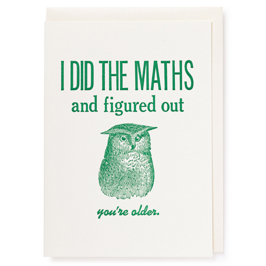 I did the Maths Greeting Card