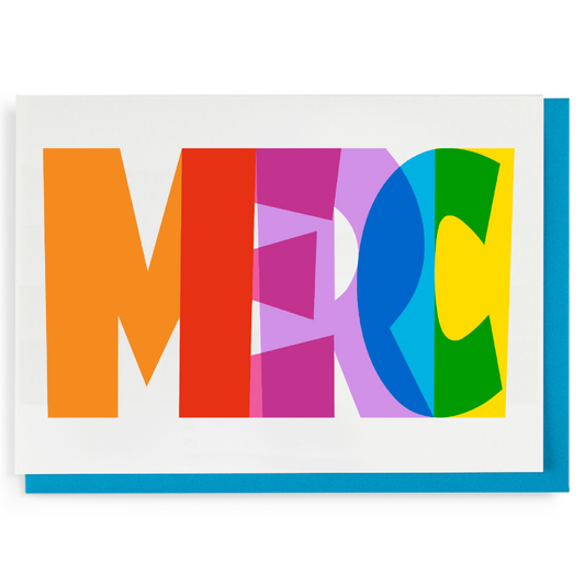 Merci Greeting Card