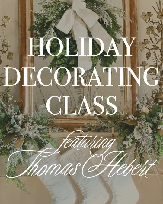 Holiday Decorating Class by Thomas Hebert 11/7