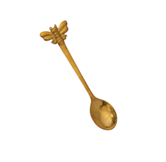 Brass Bee Spoon