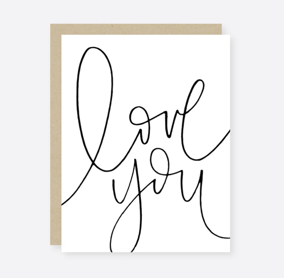 Penned Love You Card