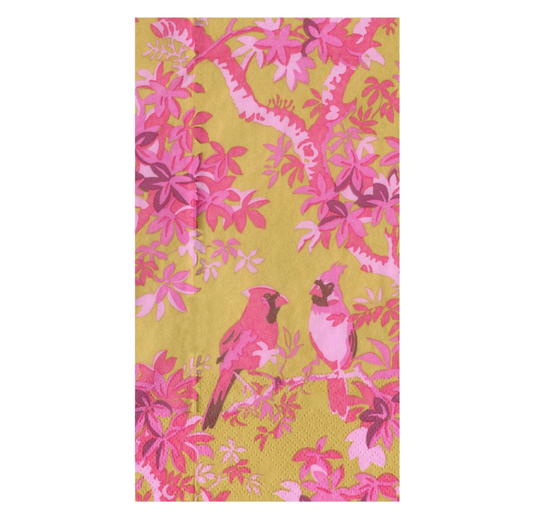 Scenic Songbirds Caspari Guest Towel Napkin