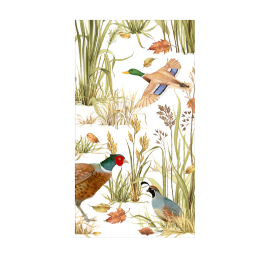 Birds Of A Feather Caspari Guest Towel Napkin