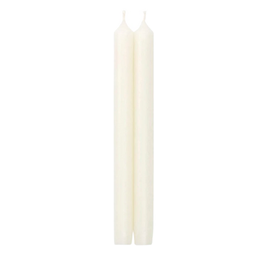 White Taper Candles (Pair)