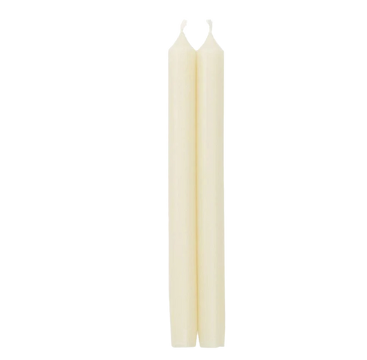 Ivory Taper Candles (Pair)