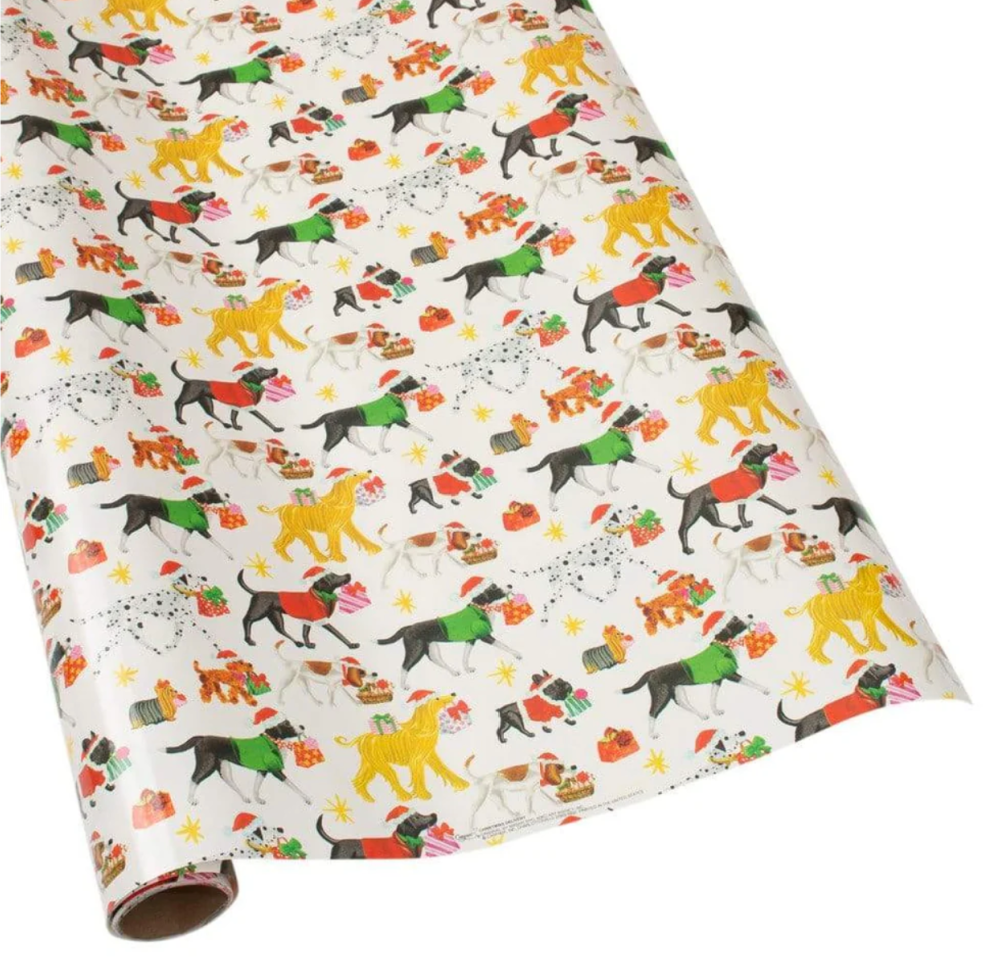 Christmas Dogs Wrapping Paper