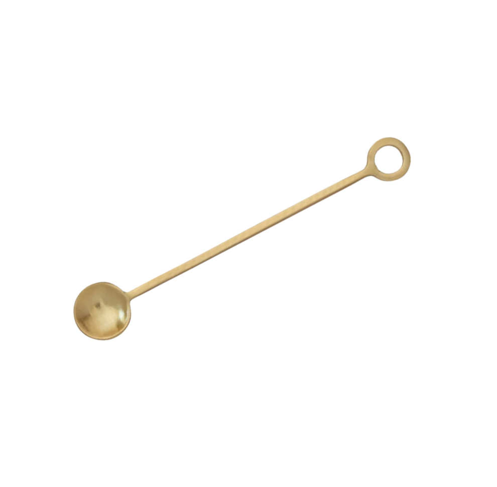 Gold Stainless Steel Cocktail Spoon