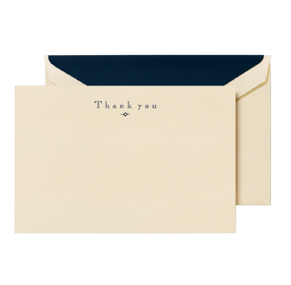 Navy Thank You Card