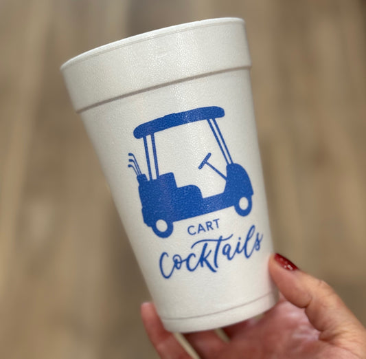 Cart Cocktails 16oz Foam Cups