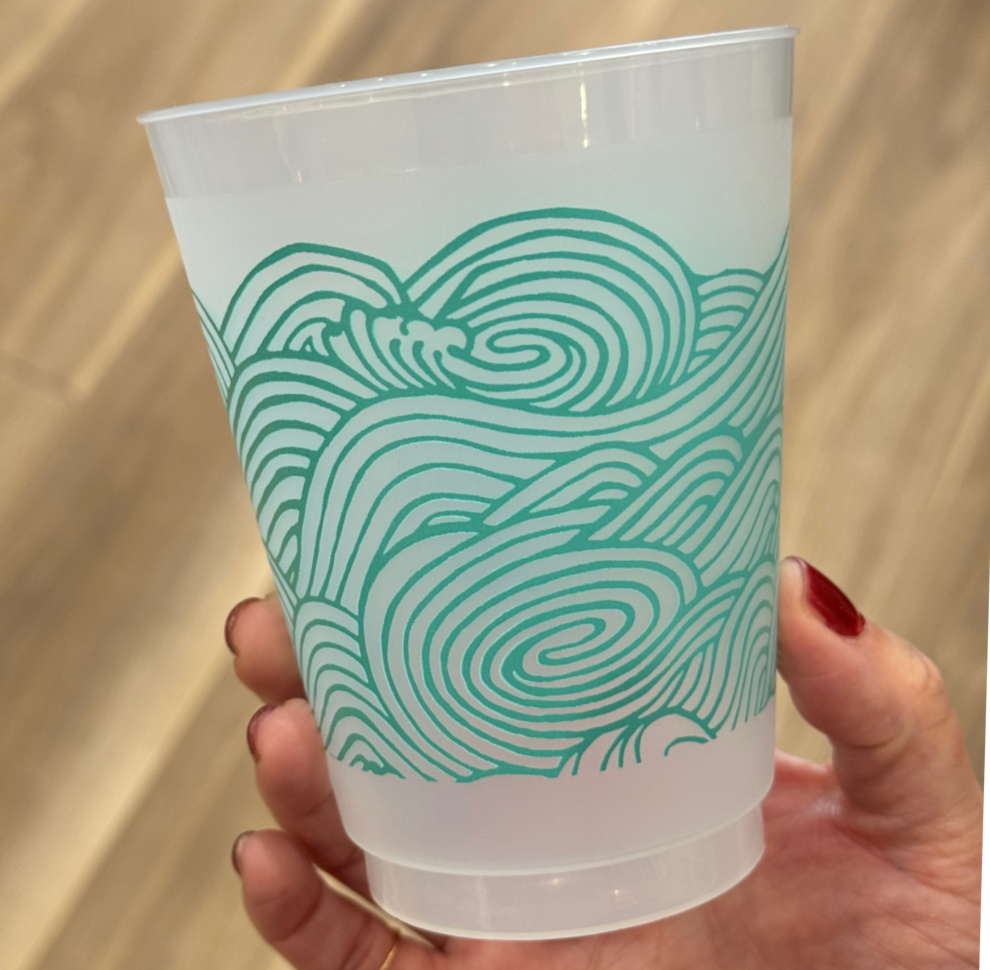 Wave Wrap 16oz Shatterproof Cups