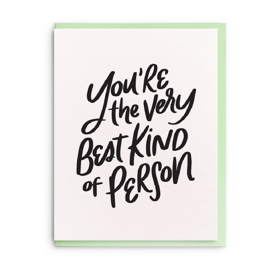 Best Person Greeting Card