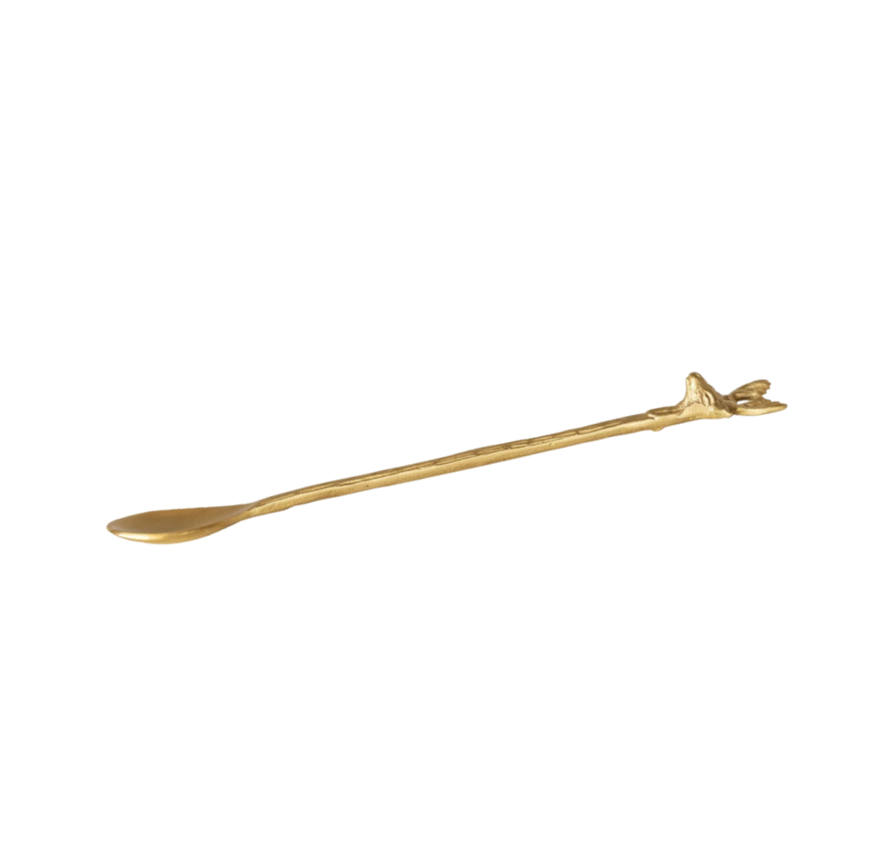 Brass Deer Cocktail Spoon