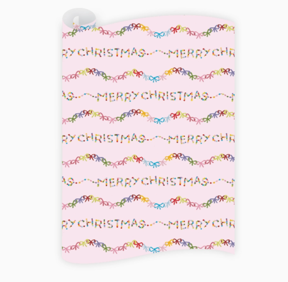 Pom Pom Party Wrapping Paper