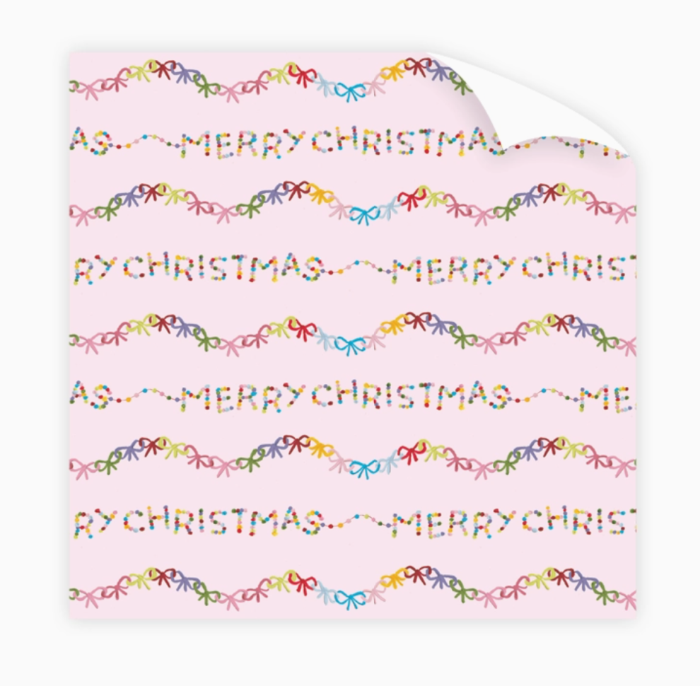 Pom Pom Party Wrapping Paper