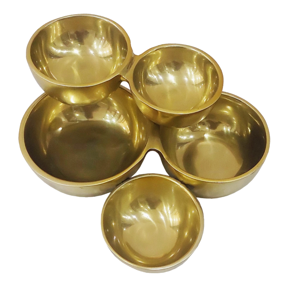 Brass Cluster Bowl