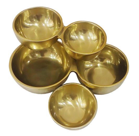 Brass Cluster Bowl