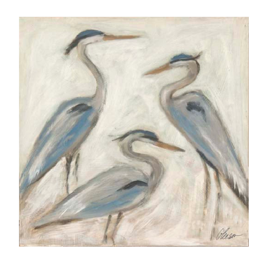 Blue Heron Original Art 25x25