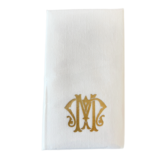 (M) Initial Linun Guest Napkins - 15 per pack