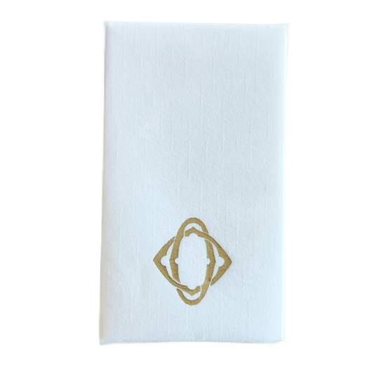 (O) Initial Linun Guest Napkins - 15 per pack