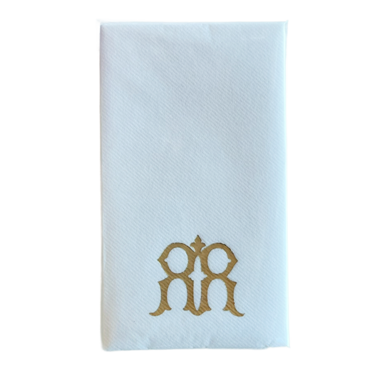 (R) Initial Linun Guest Napkins - 15 per pack