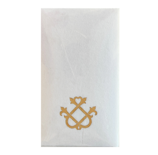 (U) Initial Linun Guest Napkins - 15 per pack