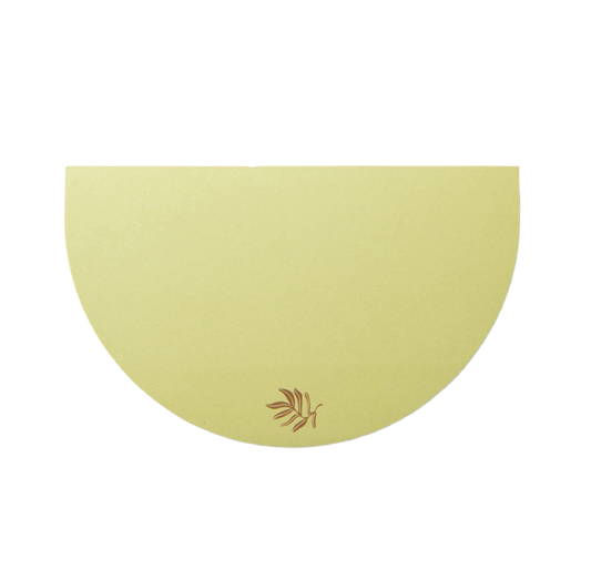 Half Moon Palm Leaf Notepad