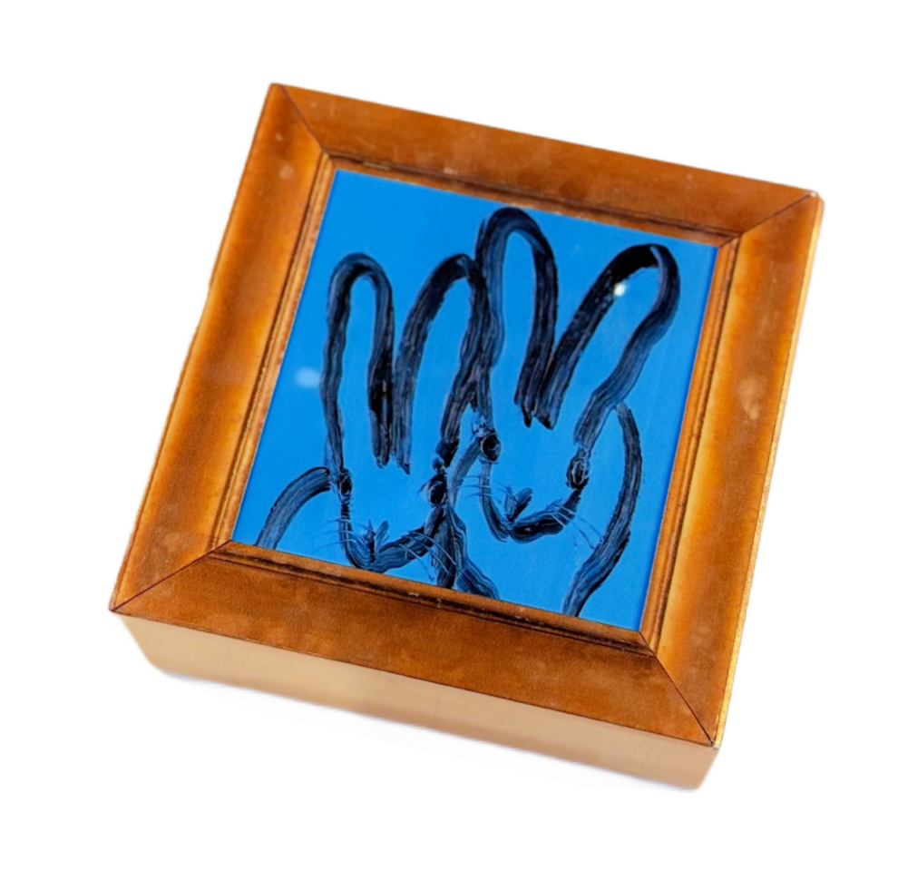 Hunt Slonem | Framed Bunnies Coaster Box