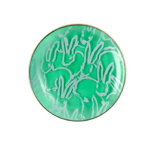 Hunt Slonem | Lucky Charm Glass Plate