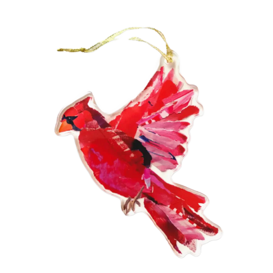 Cardinal Acrylic Ornament