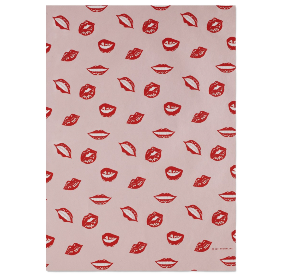 Lips Pink Wrap Sheets