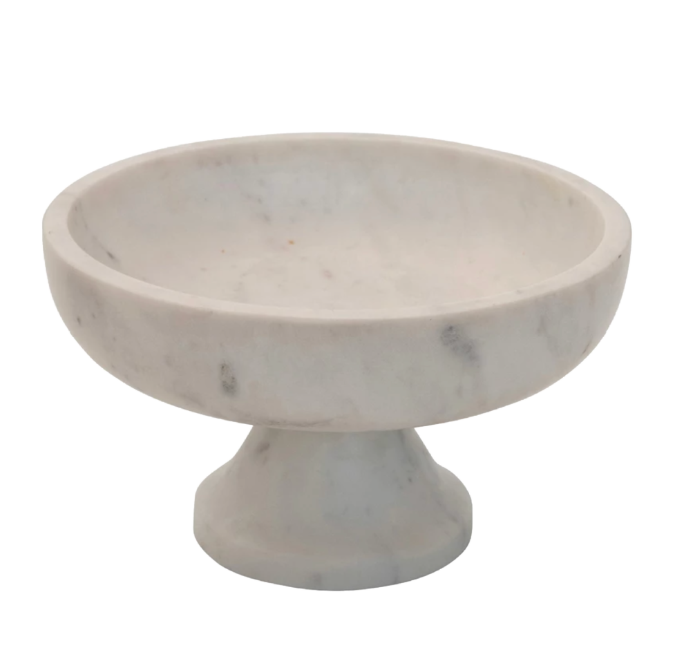 Marble Footed Bowl