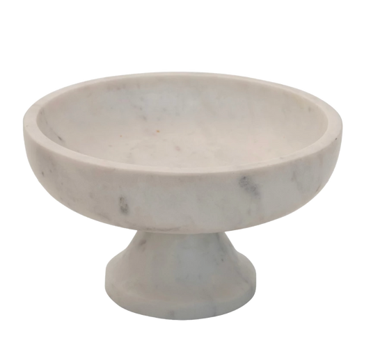 Marble Footed Bowl