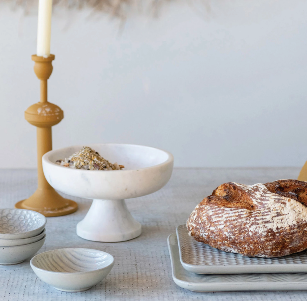 Marble Footed Bowl