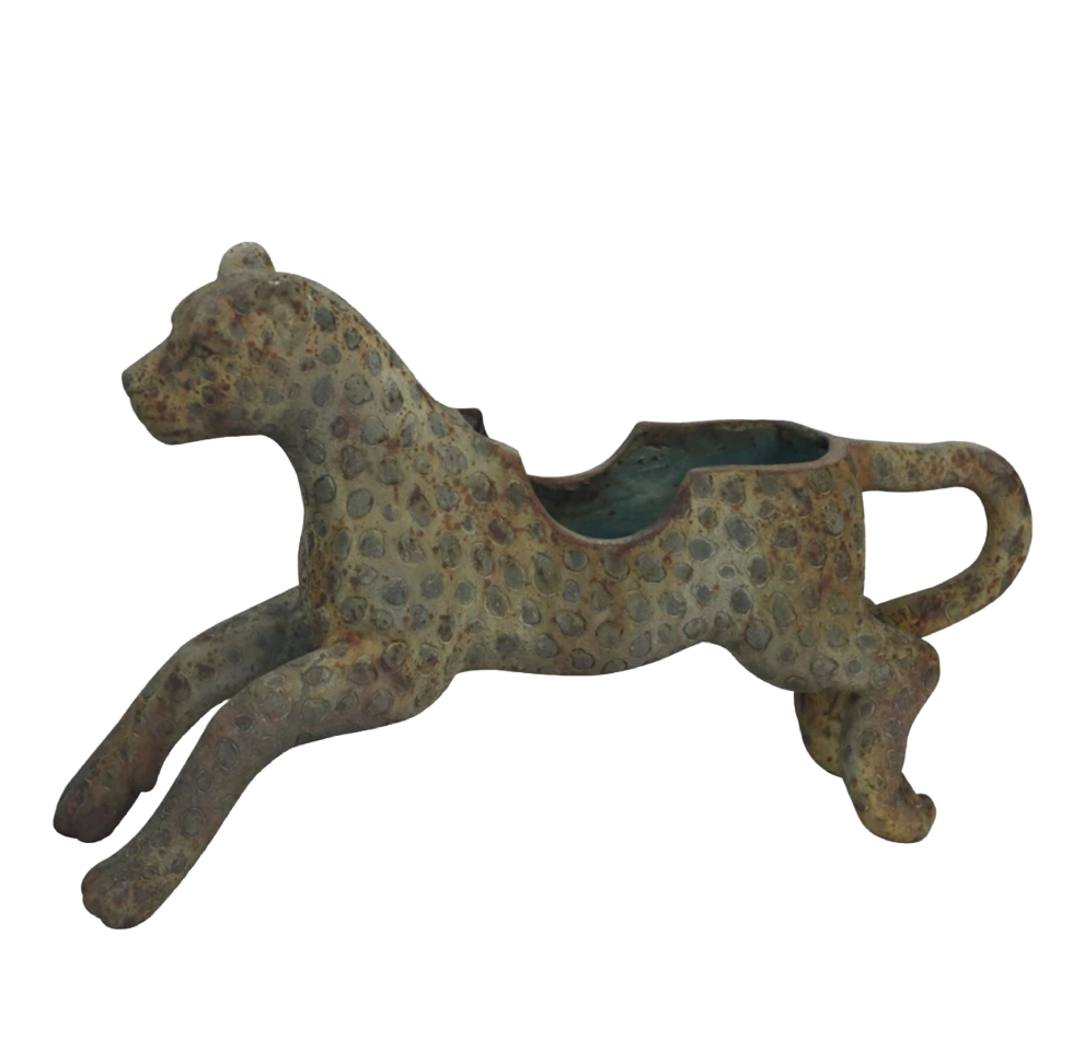 Magnesia Carousel Leopard Container