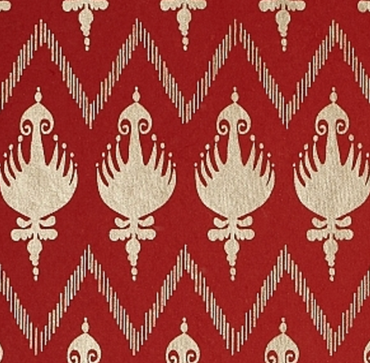 Ikat Red/Gold Metallic Wrap Sheets