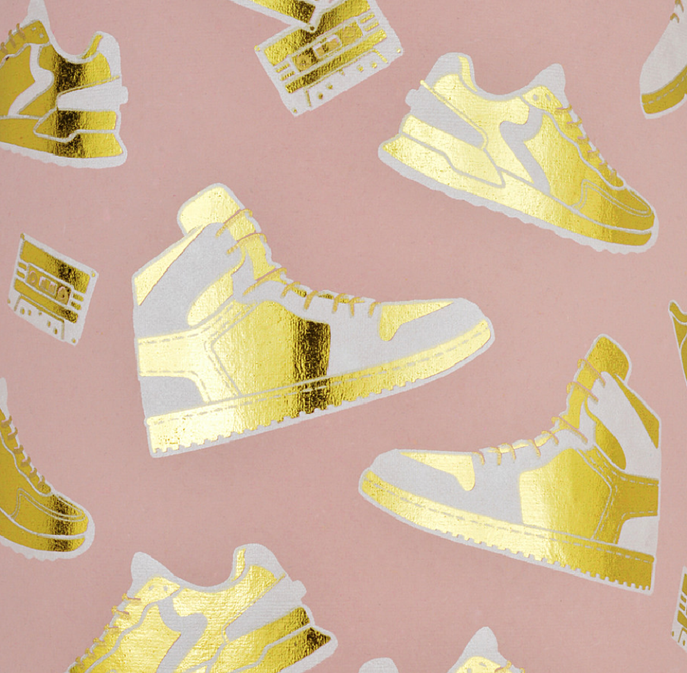 Sneakers Pink/Gold Wrap Sheets