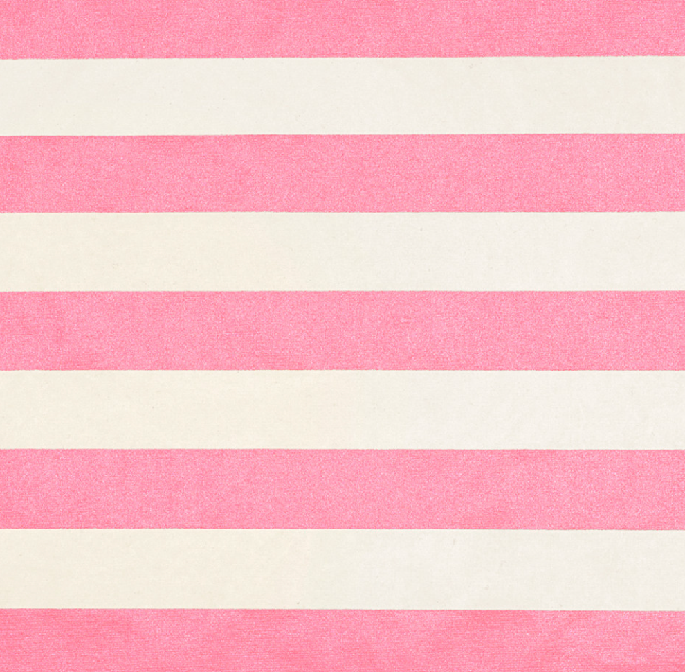 Stripes Cream/Pink Metallic Wrap Sheets