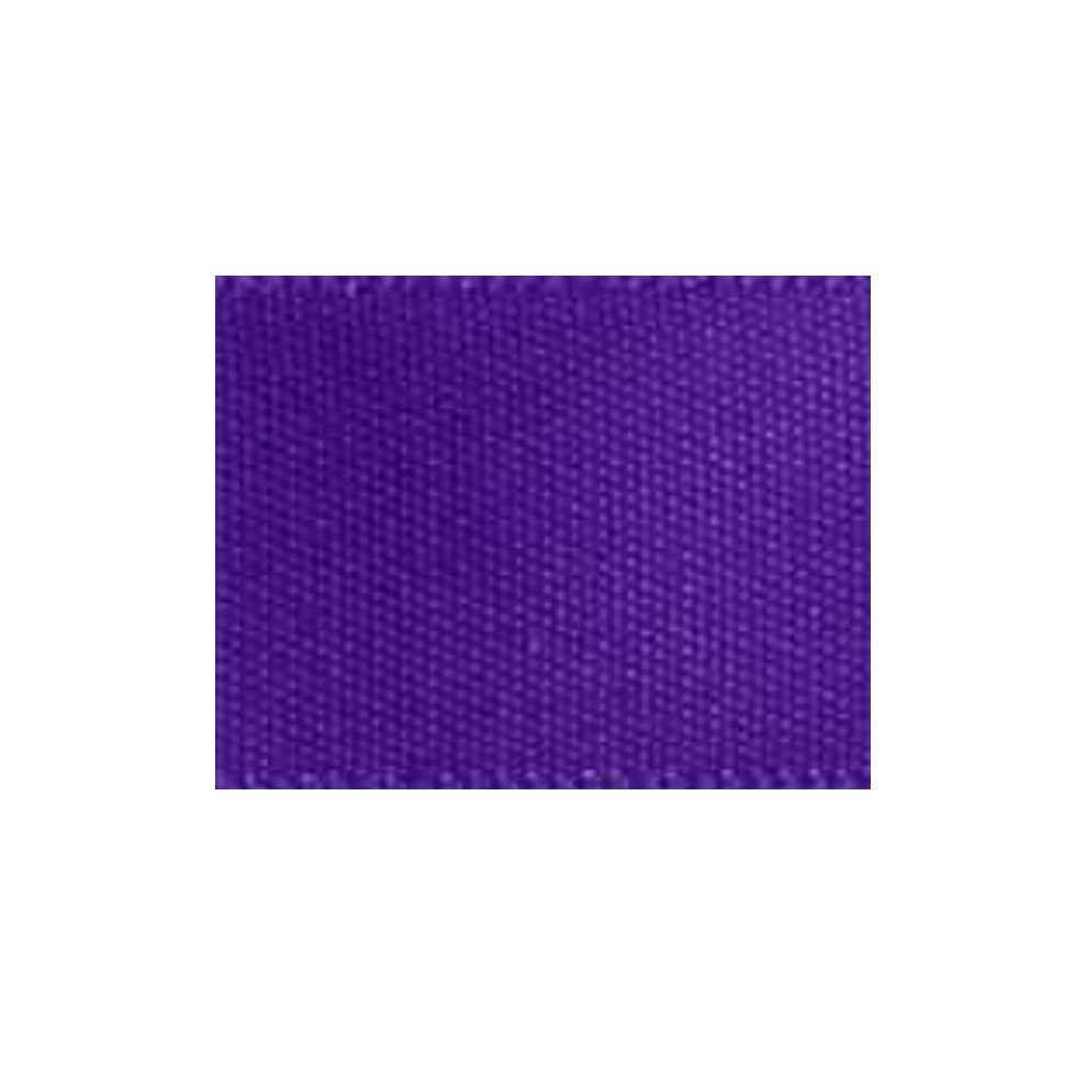 Purple Double Face Satin Ribbon