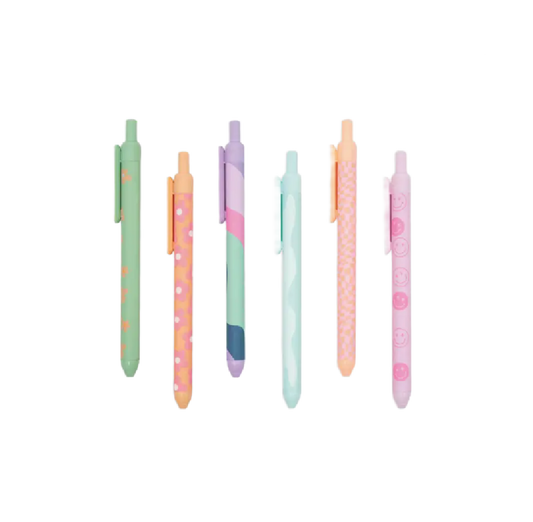 Pattern Pen Set of 6