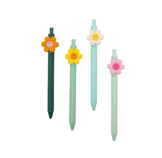 Flower Power Pen Set of 4