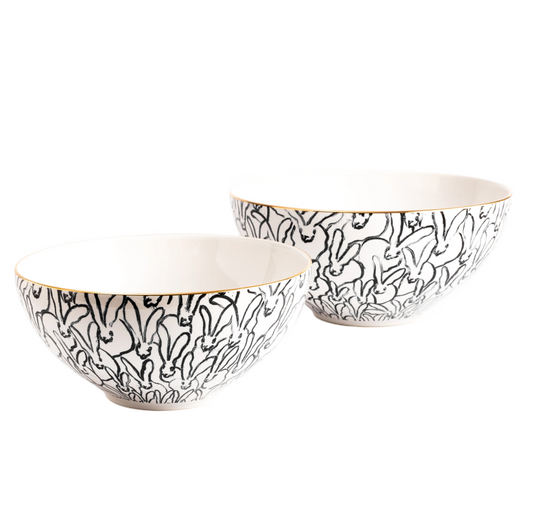 Hunt Slonem | Rabbit Run Serving Bowl