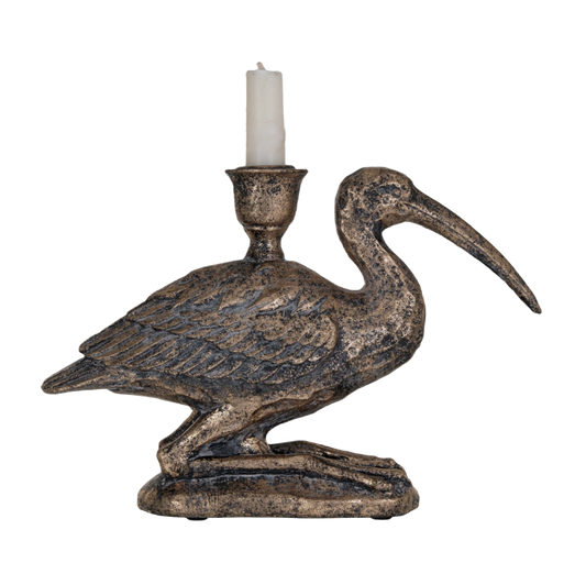 Resin Bird Taper Holder