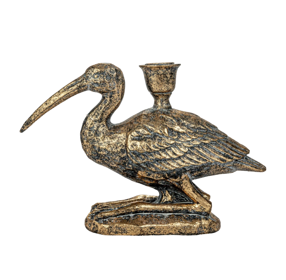 Resin Bird Taper Holder