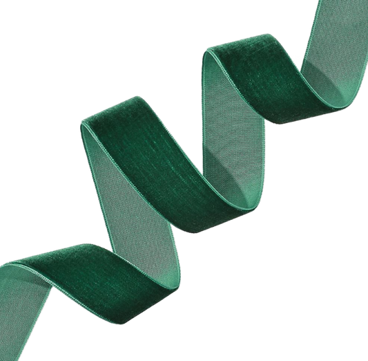 Green Velvet Ribbon