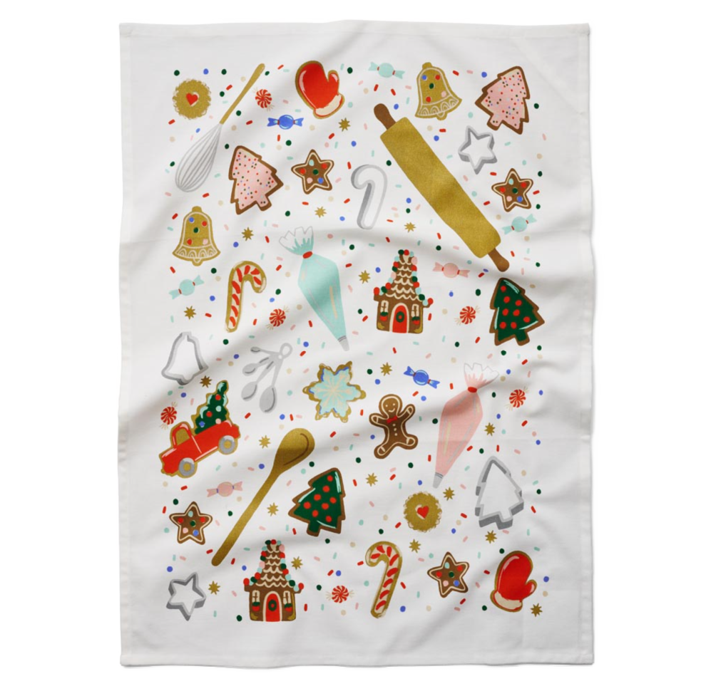 Christmas Cookies Tea Towel